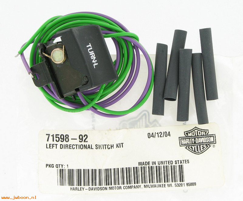   71598-92 (71598-92 / 71570-82A): Switch,left turn signal - NOS - Touring 93-95.FXR.FXD.Buell 95-96