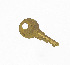   71626-62-0286 (71626-62/0286): Key, magneto ground switch lock no. LL 286 - NOS - FLTC, XLCH, FL