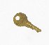   71626-62-0436 (71626-62/0436): Key, magneto ground switch lock no. LL 436 - NOS - FLTC, XLCH, FL