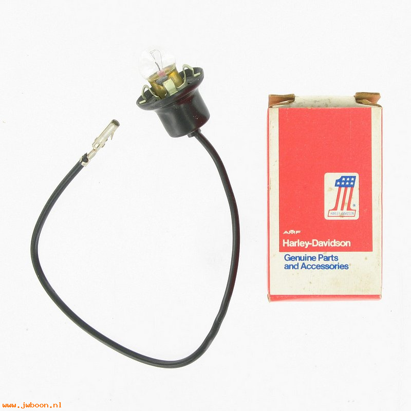   71650-75 (71650-75): Socket & wire, with bulb - tachometer - NOS - FX 1975