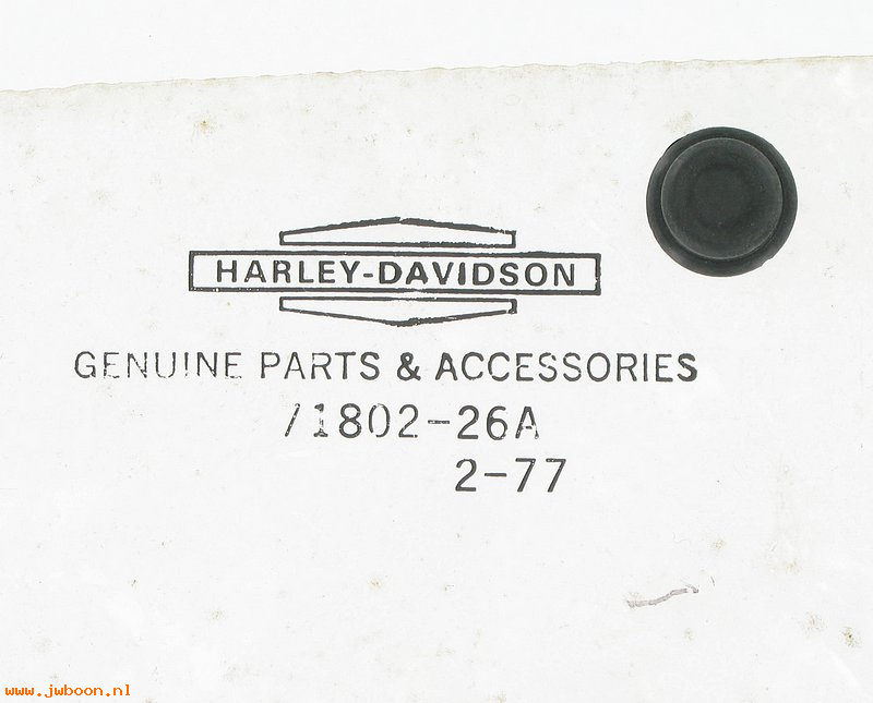   71802-26A (71802-26A): Button, horn & starter switch - NOS - FL 41-71.FX 71-72.KH.XL