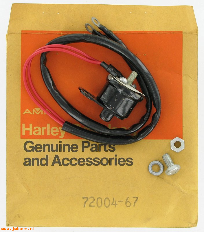   72004-67 (72004-67): Stoplight switch kit, w.wires - 1970 style switch -NOS - XL 67-72