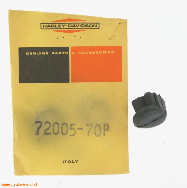   72005-70P (72005-70P): Rubber boot, stoplight switch - NOS - M-50. Z-90. MLS,TX,SX 70-75