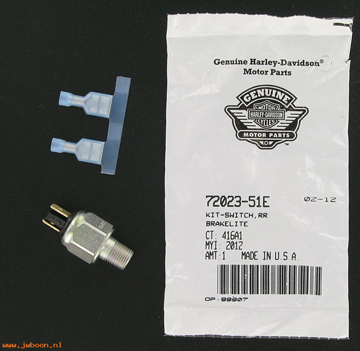   72023-51E (72023-51E): Brake light switch kit - rear - NOS - V-rod. XL's