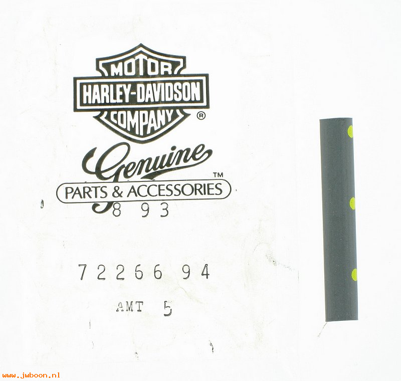  72266-94 (72266-94): Dual wall heat shrink tube .3" x 2"  use w.push-on terminals-NOS
