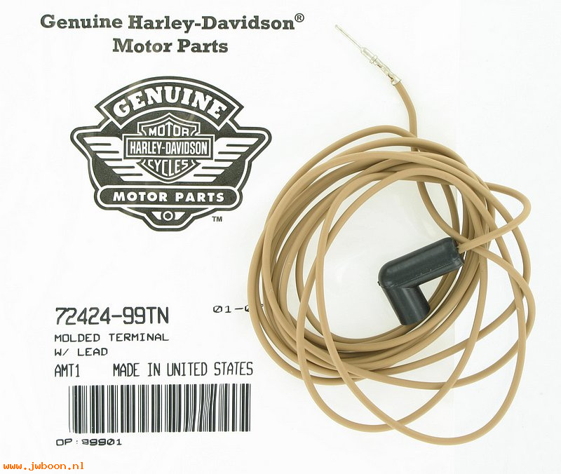   72424-99TN (72424-99TN): Molded terminal with lead, tan - NOS - FXDWG 1999