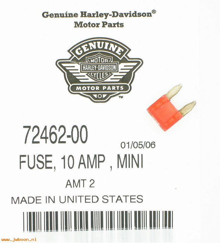   72462-00 (72462-00): Fuse  10 amp. - NOS - Buell