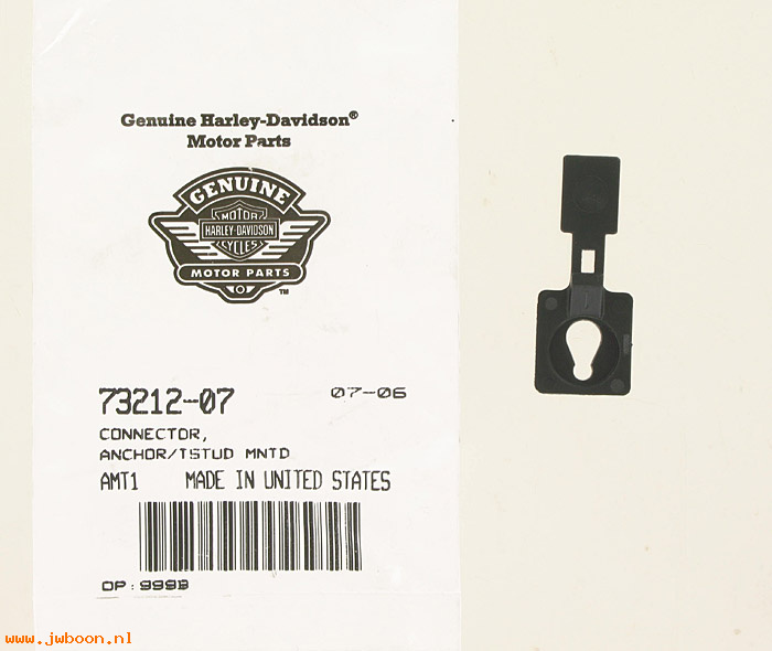   73212-07 (73212-07): Connector anchor, T-stud - NOS - Touring 07-