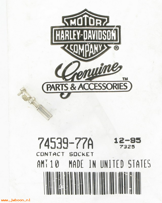   74539-77A (74539-77A): Socket connector, ignition module / Tour-pak harness - NOS