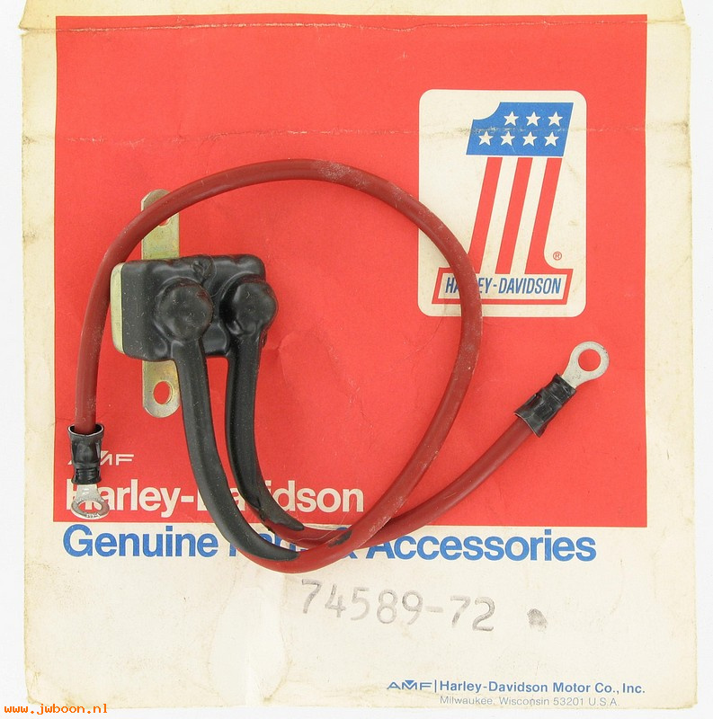   74589-72 (74589-72): Circuit breaker, with wires - NOS - XLCH 1972