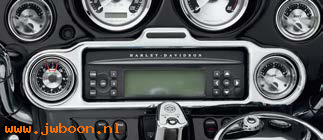   74612-06 (74612-06): Radio and gauge faceplate trim - NOS - FLHT, FLHX 06-
