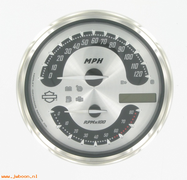  74718-07 (74718-07): Combination speedometer/tachometer kit - 5" spun alu face - NOS