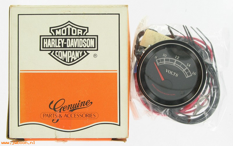   75035-85 (75035-85): Volt meter kit - NOS - FLT, FLHT, FXRT, with radio caddy
