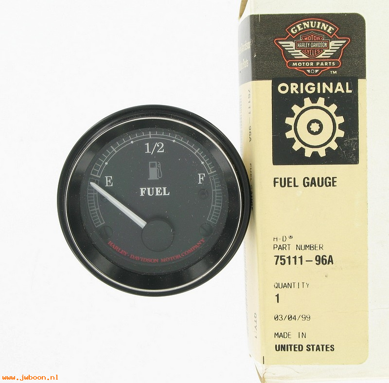   75111-96A (75111-96A): Gauge - fuel - NOS - FLHT, FLTR 96-99
