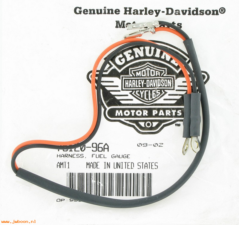   75120-96A (75120-96A): Harness - fuel gauge - NOS - FLHR, FXDL, FXDWG 96-00. Softail
