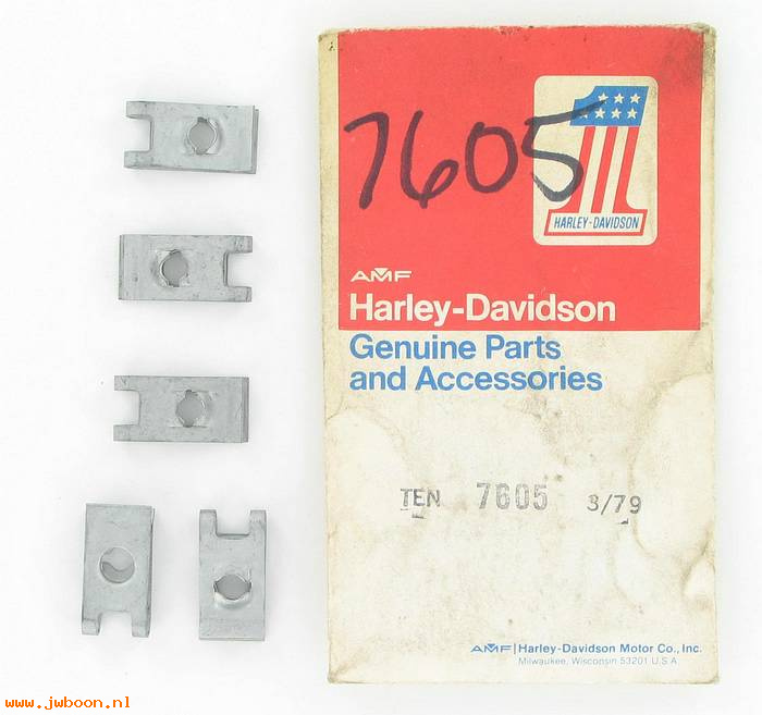       7605 (    7605): Speed nut, 7/16" dia. stud size, side cover - NOS - XL 79-81