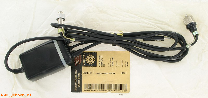   76294-89 (76294-89): Splitter - cable & antenna - NOS - FLTCU, FLHTCU 89-92