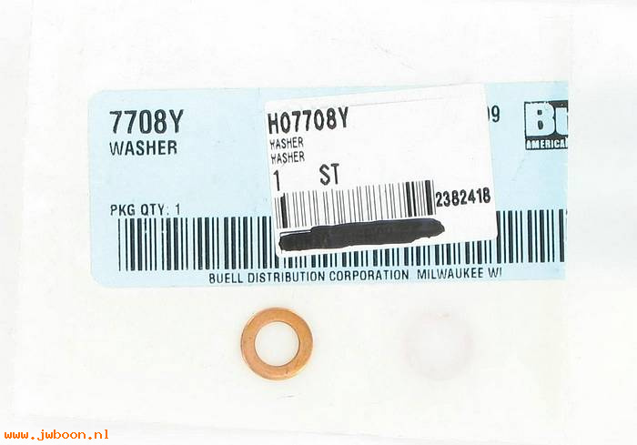       7708Y (    7708Y): Washer, front fork - NOS - Buell M2 97-02