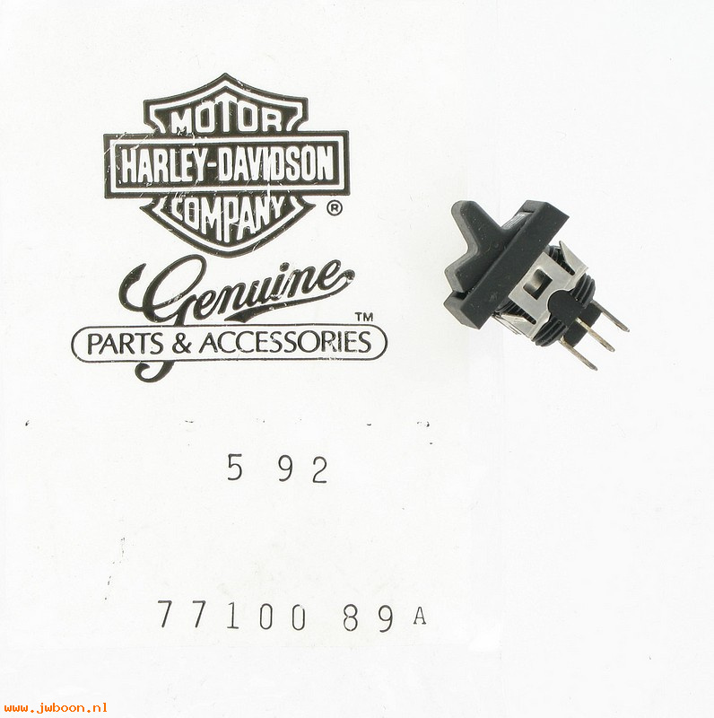   77100-89A (77100-89A): Handlebar switch - P.T.T. - NOS - FLHTC-Ultra '89-'93