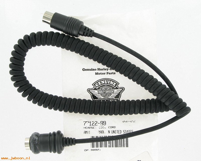   77122-99 (77122-99): Replacement headset coil cord - NOS - Touring. Ultra