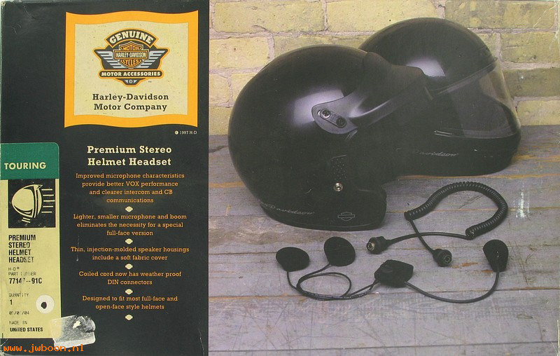   77147-91C (77147-91C): Premium stereo helmet headset - NOS - Ultra's '91-'97