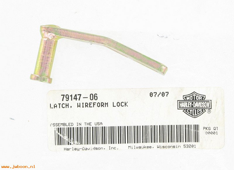   79147-06 (79147-06): Latch, wireform / lock - NOS - FLHTCUSE '06-'07