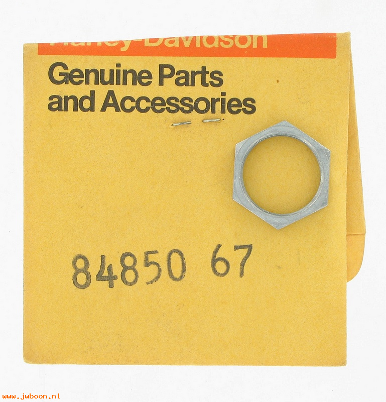   84850-67 (84850-67 / 53290-80): Nut, lock bracket, Tour-pak/fiberglass box cover latch -NOS - FLH
