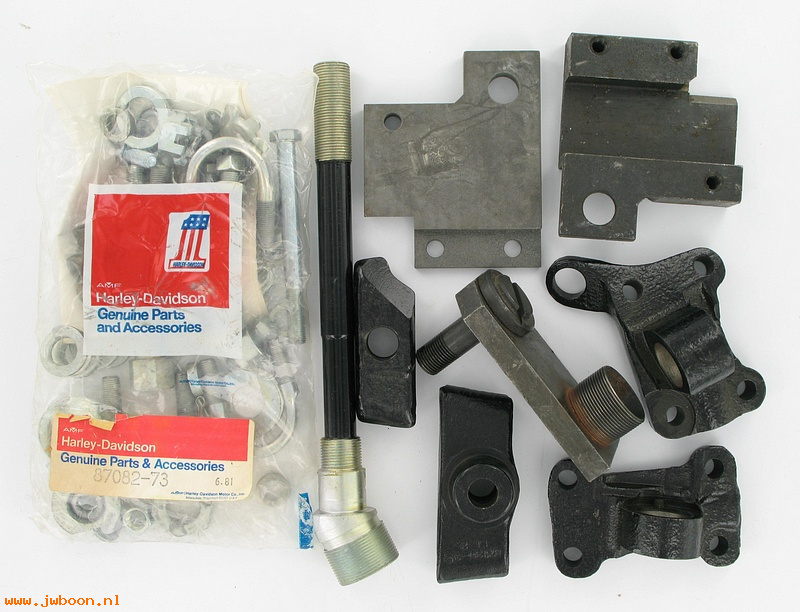   87082-73 (87082-73): Sidecar connection kit, with frame fittings - NOS - LE 73-79