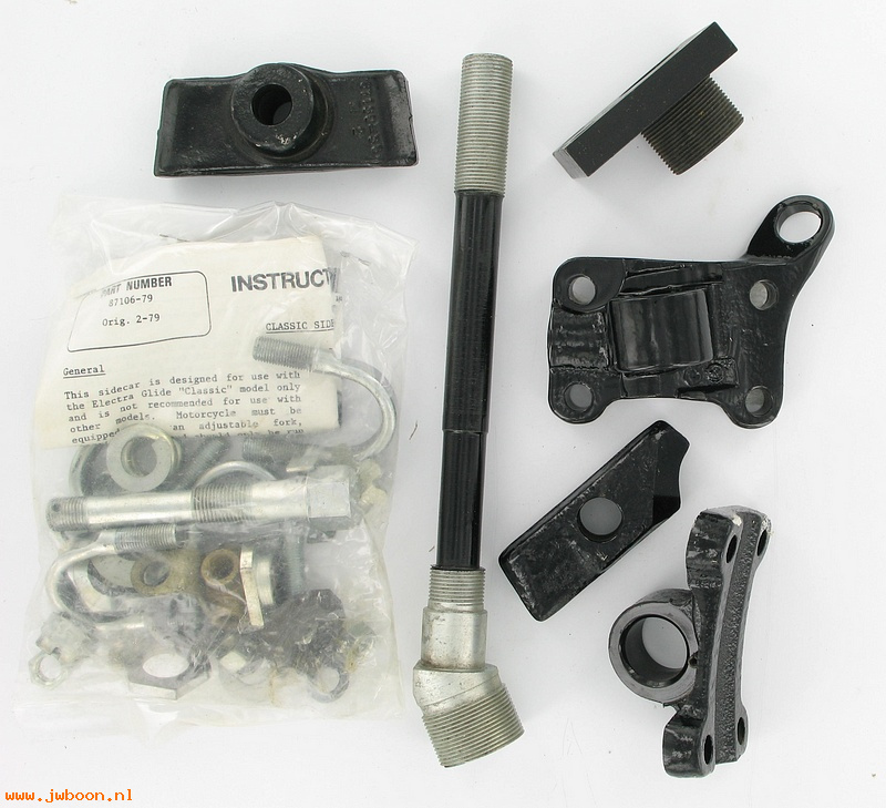  87106-79 (87106-79): Sidecar connection kit - Classic - NOS - CLE 79-84