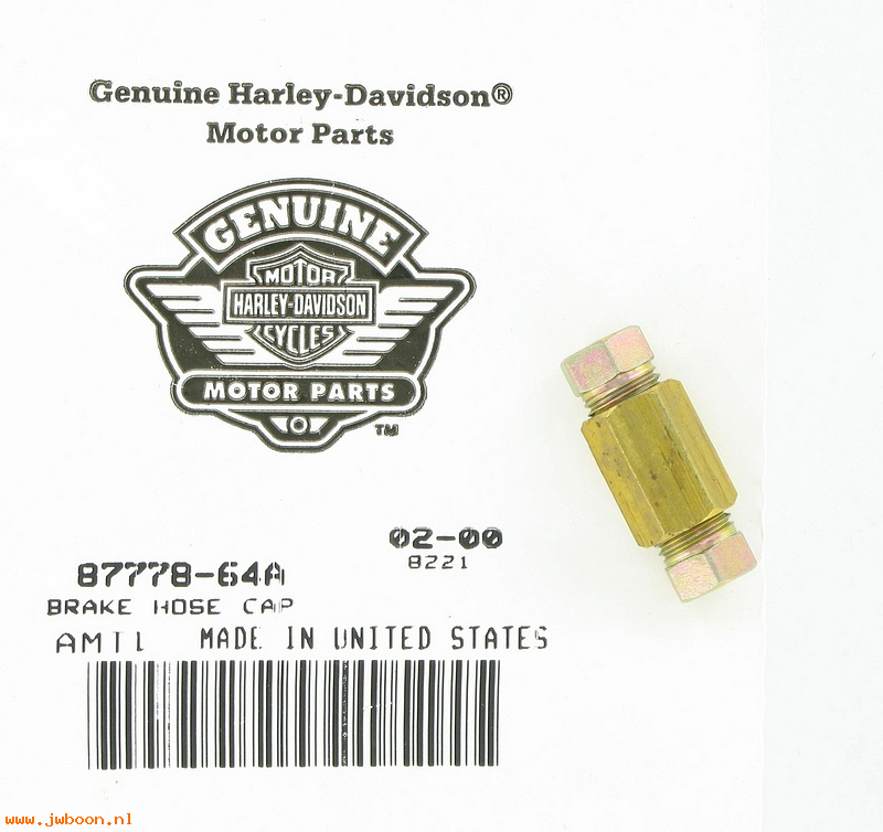   87778-64A (87778-64A): Cap, brake hose  (use when s-c is removed) - NOS - 64-97