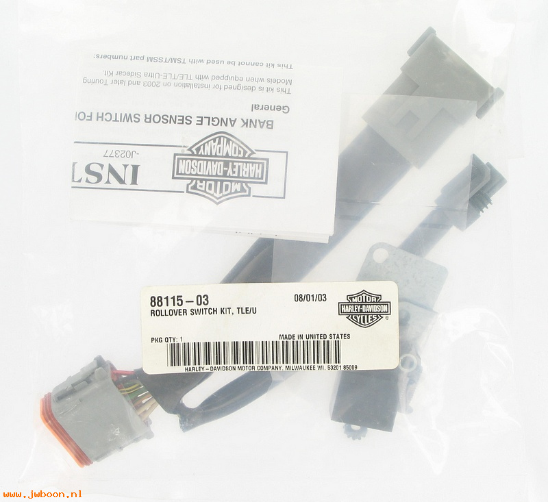   88115-03 (88115-03): Rollover switch kit - NOS - TLE/Ultra 03-08