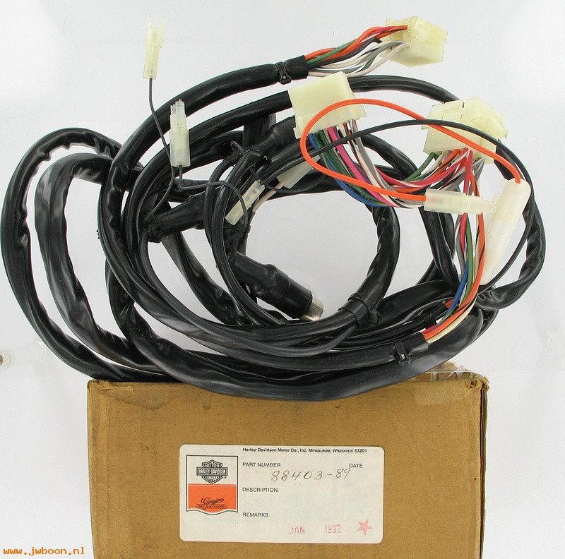   88403-89 (88403-89): Harness, amp interconnect - NOS - Sidecar 89-90