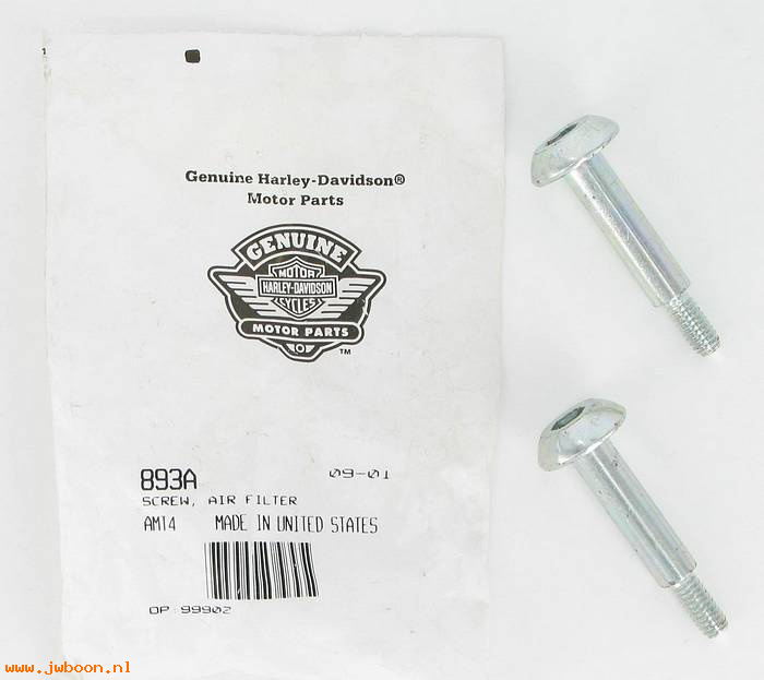       893A (     893A): Screw, shoulder - air cleaner - NOS - Touring '95-'98, in stock