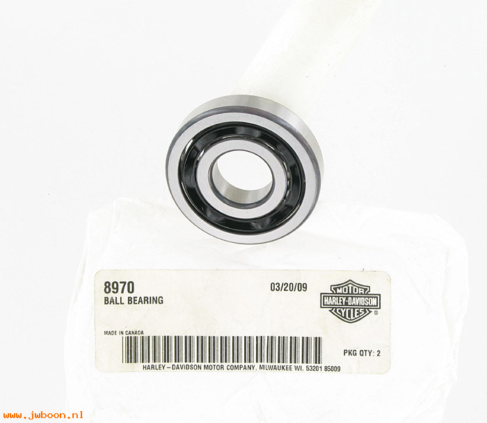       8970 (    8970): Ball bearing, countershaft/side cover - NOS - Buell. XL's, XR1200