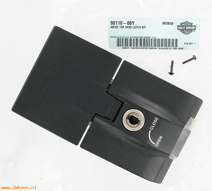   90110-06Y (90110-06Y): Latch kit, without lock - top case - NOS - Buell XB12X