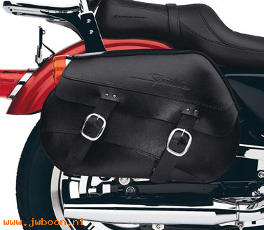   90342-04A (90342-04A): Leather saddlebags - NOS - XL 94-