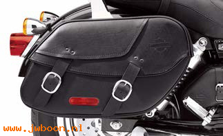   90369-06D (90369-06D): Leather saddlebags - NOS - Dyna 02-