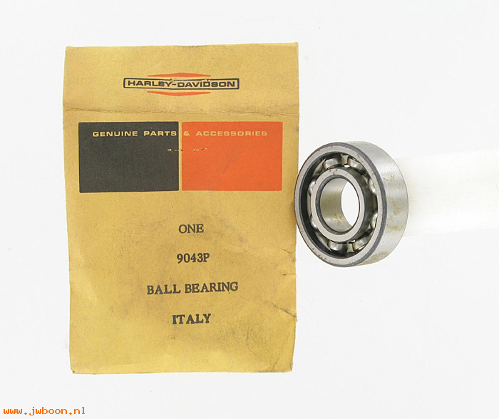       9043P (    9043P / 10452): Ball bearing, right crankshaft - outer -NOS- Z-90,X90,Baja,SXT125