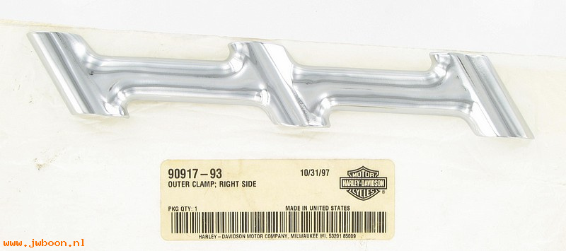   90917-93 (90917-93): Outer clamp - right side - NOS