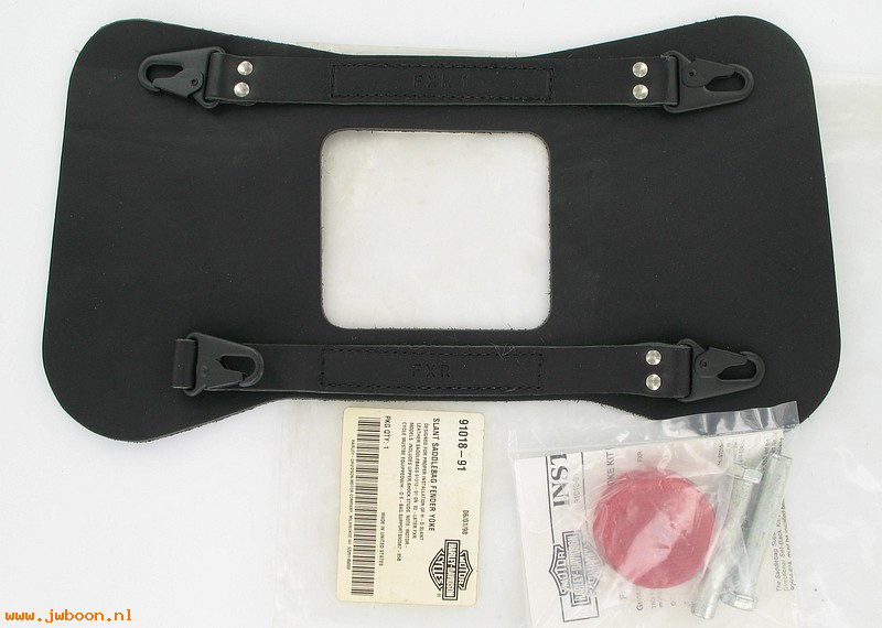   91018-91 (91018-91): Leather fender yoke kit,for slant-style saddlebags -NOS-FXR 82-94