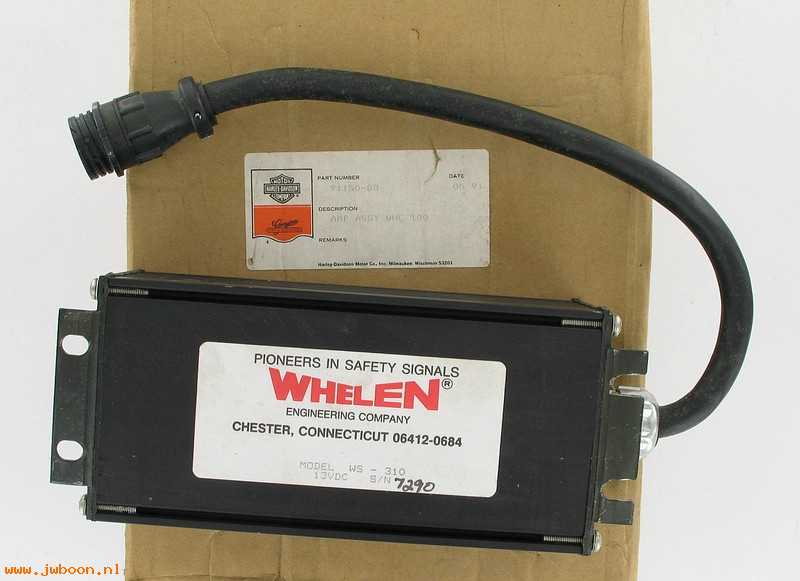   91150-88 (91150-88): Amplifier  -  Whelen    100W - NOS - Police