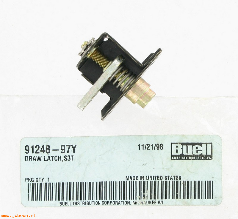   91248-97Y (91248-97Y C3001.B): Draw latch - NOS - Buell S3 Thunderbolt 97-98