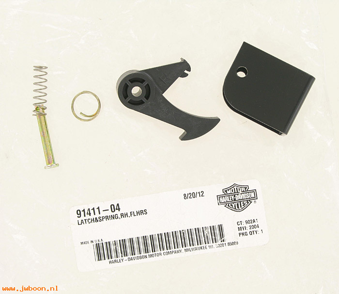   91411-04 (91411-04): Latch & spring kit - right - NOS - FLHRS