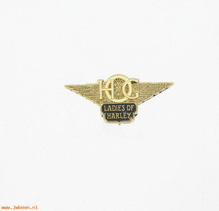   91751-91 (91751-91): Medallion - Ladies of Harley - small - NOS - FLT, FLHT, FXR, FXD