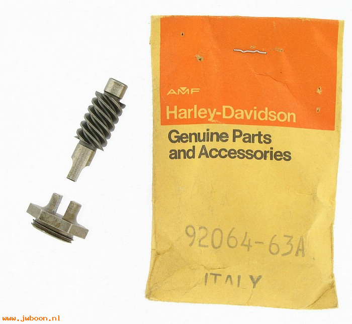   92064-63A (92064-63A): Drive plug & drive gear set - NOS - Sprint H 62-68; SS 67-71