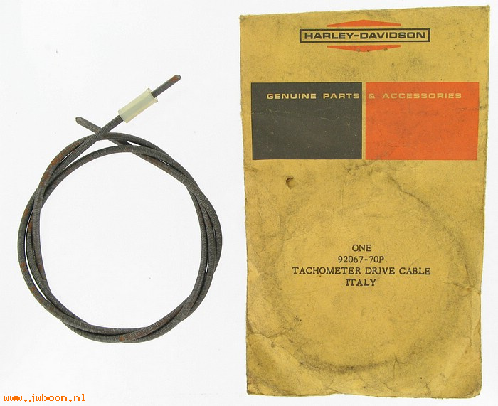   92067-70P (92067-70P): Inner cable / Drive cable wire, tachometer -NOS- Sprint SS L70-71
