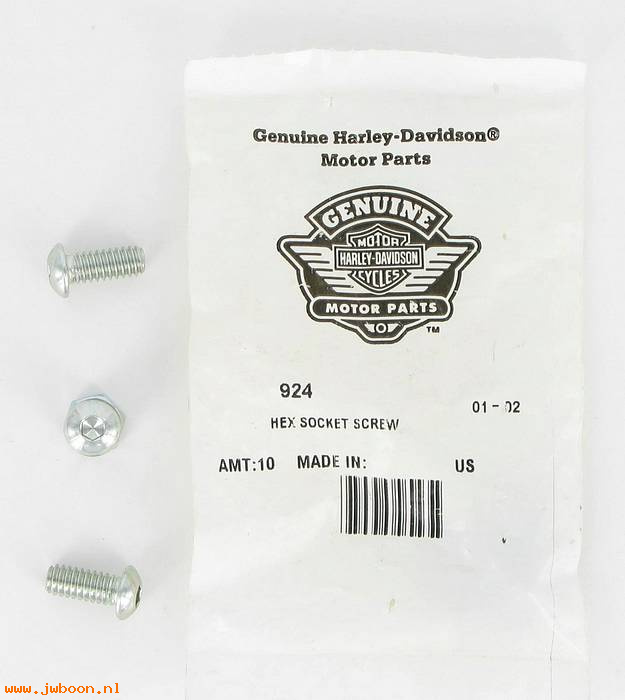        924 (     924): Screw, 1/4"-20 x 5/8" hex socket button head - NOS - FLT,FXR,FXST