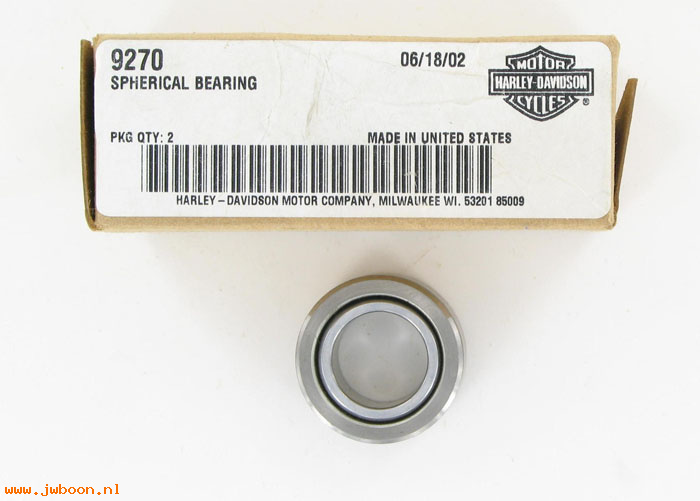       9270 (    9270): Bearing, spherical - rear fork pivot - NOS - Softail '00-'03