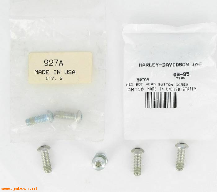        927A (     927A): Screw, 1/4"-20 x 3/4" hex socket button head - grade8-NOS - FLT