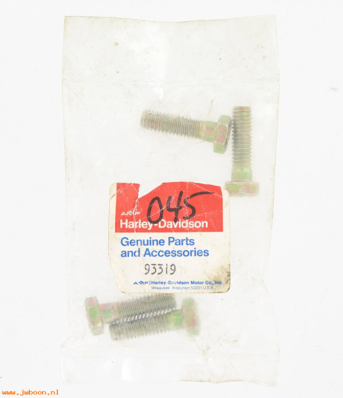   93319 (93319 / 3476): Safety defect code 045 - '75-early'80 FL front fender mount - NOS